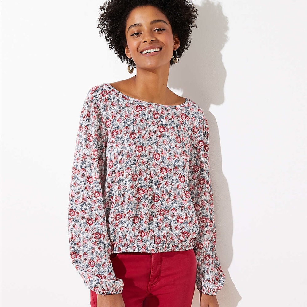 Paisley Wrap Back Cropped Top